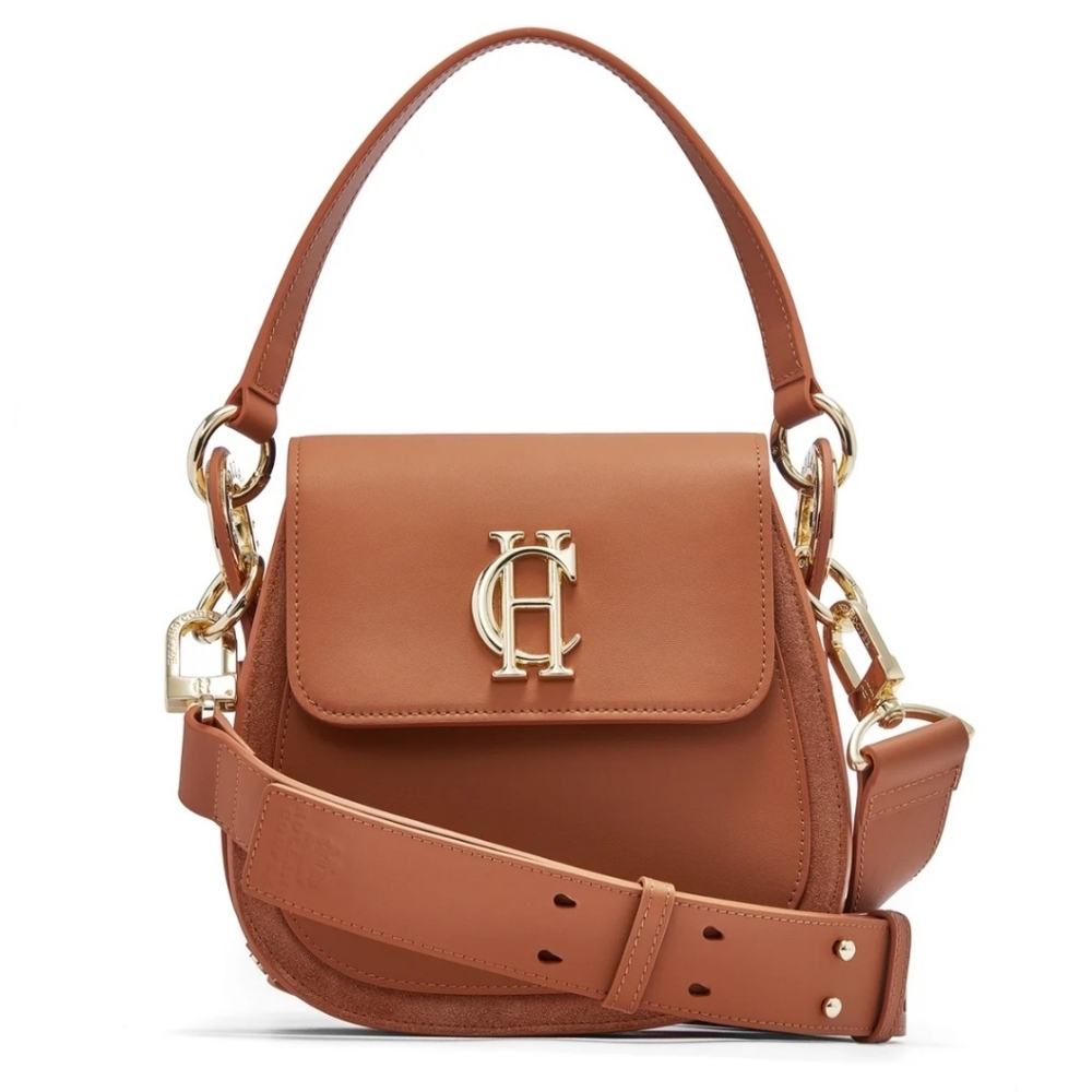 Holland Cooper Chelsea Saddle Bag in Tan